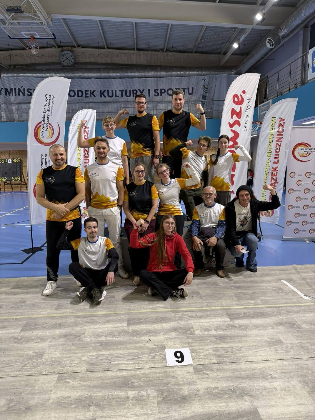 Nasza drużyna Robin Hooda na zawodach